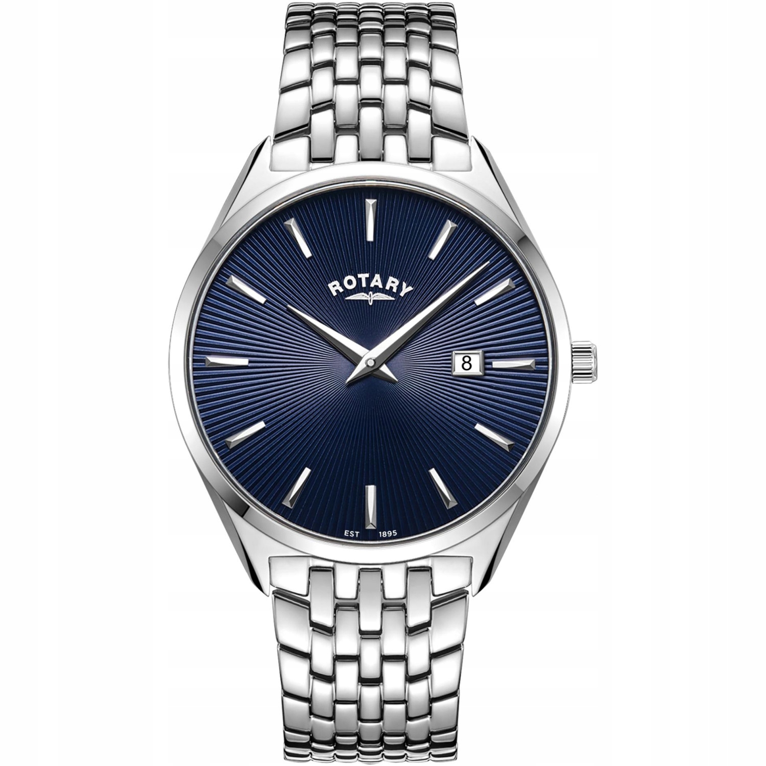 Zegarek Męski Rotary GB08010/05 srebrny