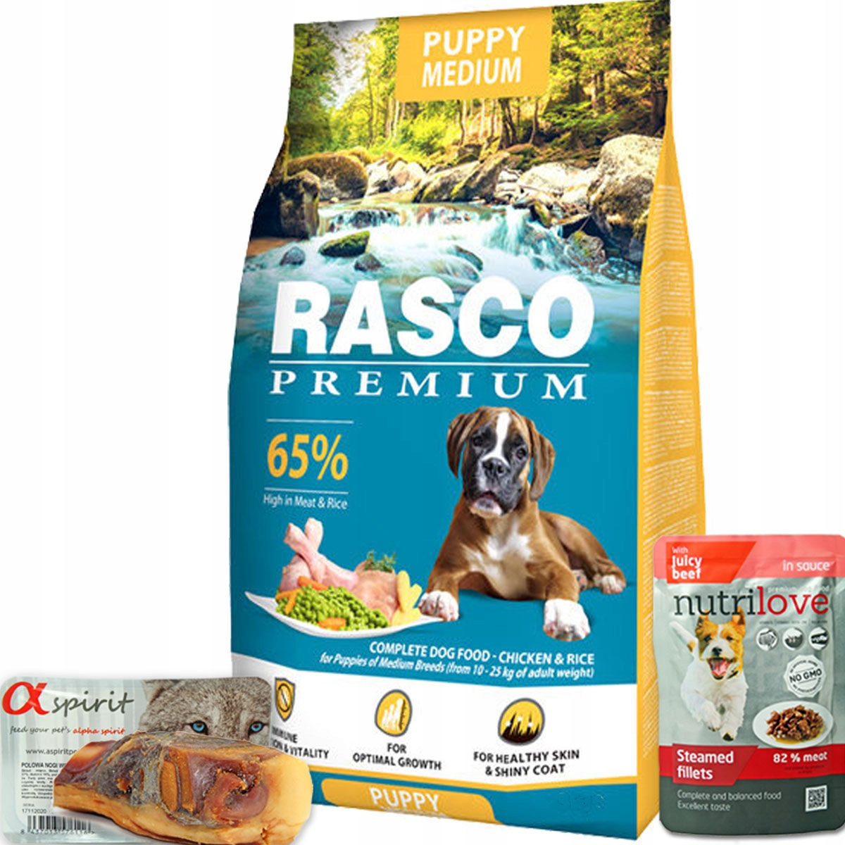 Rasco Premium Puppy Medium Krmivo Pro Štěňata Středních Plemen 15 kg