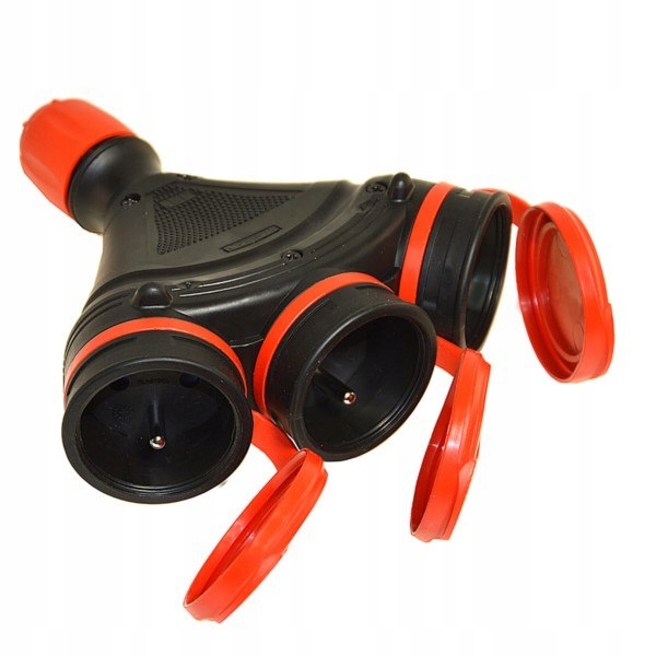 Napájecí zásuvka 230V 16A trojitá Extrem IP54