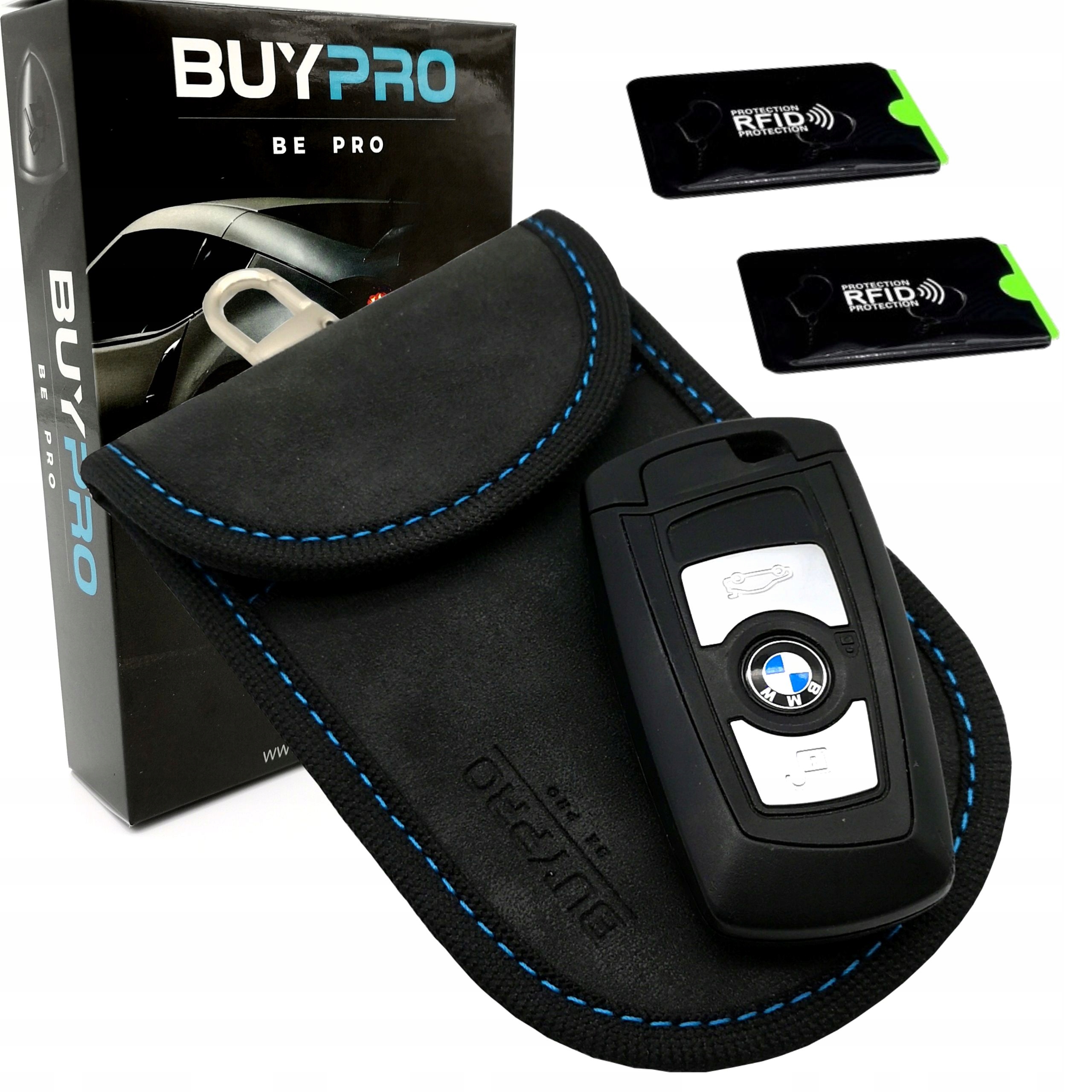 Etui na Kluczyk Klatka Faraday Blokada Sygnału Keyless Pokrowiec Faraday