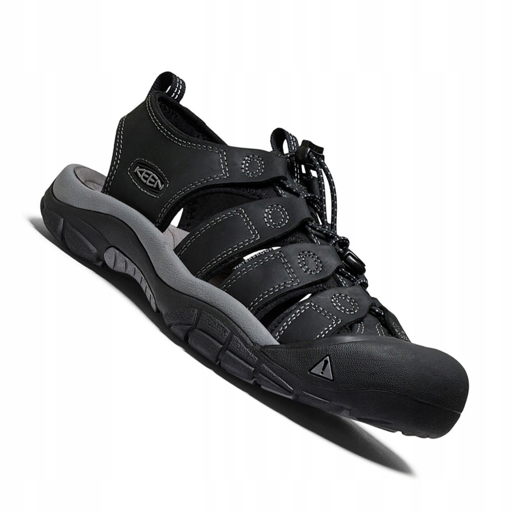 Sandały Męskie Keen Newport H2 Black Steel Grey 46 1022247