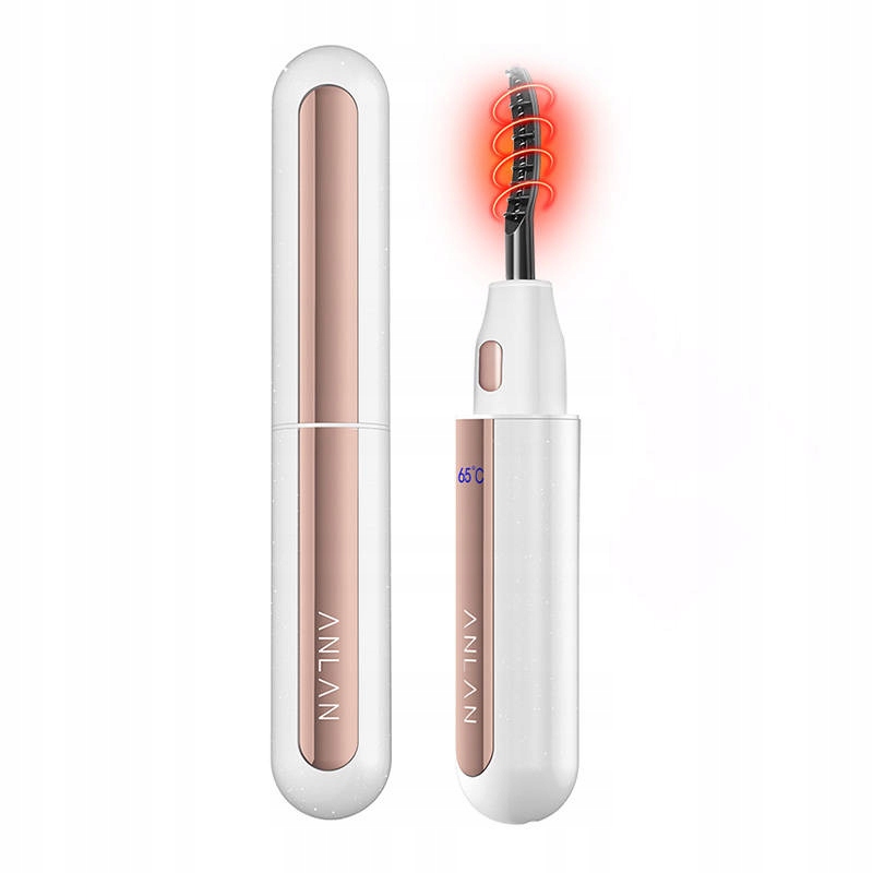 ELEKTRYCZNA ZALOTKA DO RZĘS ANLAN ALJMJ01-02 BEZPIECZNA SZYBKA WYGODNA 1,3W