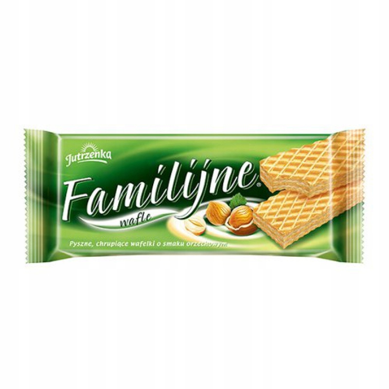 Wafle Familijne Jutrzenka 180 g orzechowe 24szt