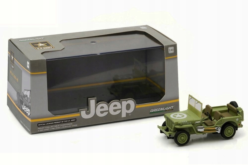 Greenlight 1944 Jeep C7 Americká armáda 1:43
