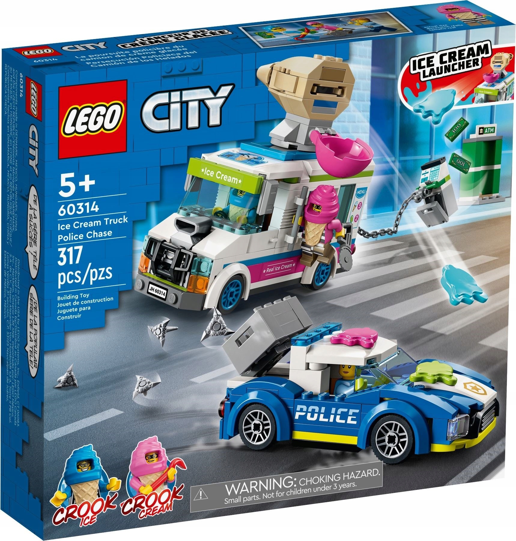 

Lego Policja pościg za furgonetką z lodami 60314