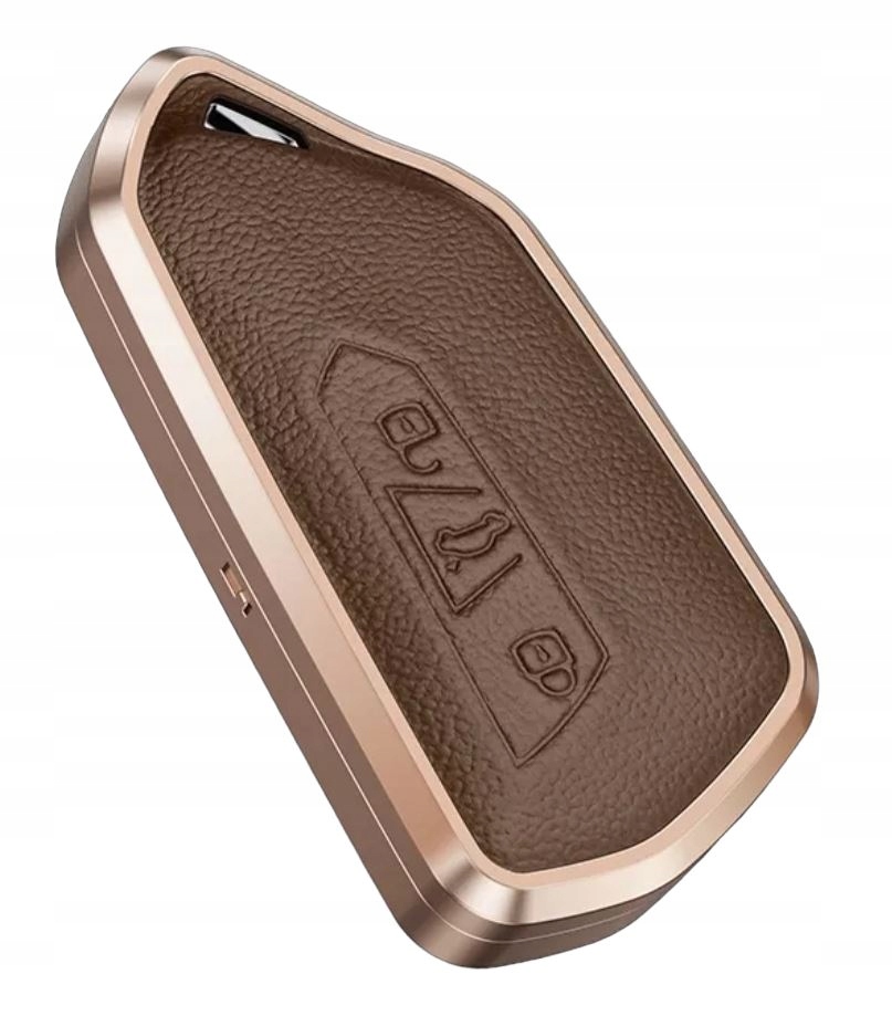 Чохол для ключа автомобіля для Skoda Seat VW Brown