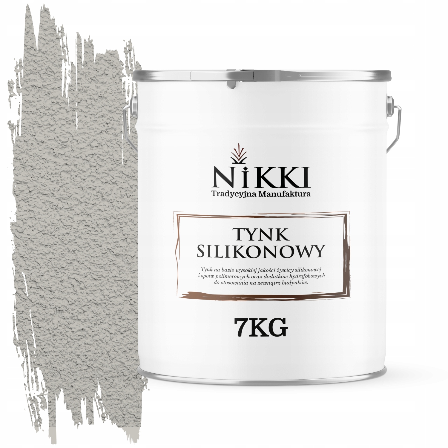 Silikonová Fasádní Omítka Šedá Popelavá F292 7KG Granulace 2.0mm