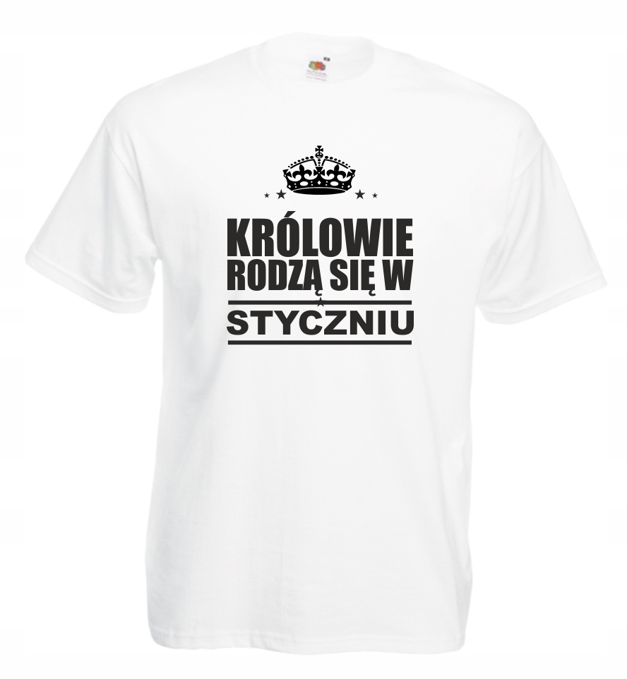 

Koszulka Królowie Rodzą Się w Styczniu Styczeń XXL