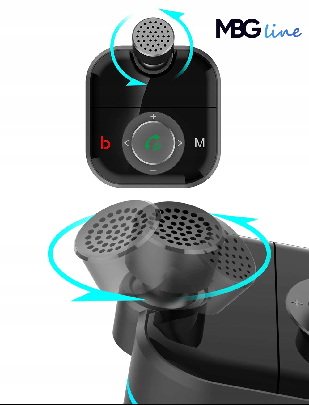 Transmiter FM Bluetooth 5.0 ładowarka QC 4.0 PD20W Obsługa Bluetooth tak