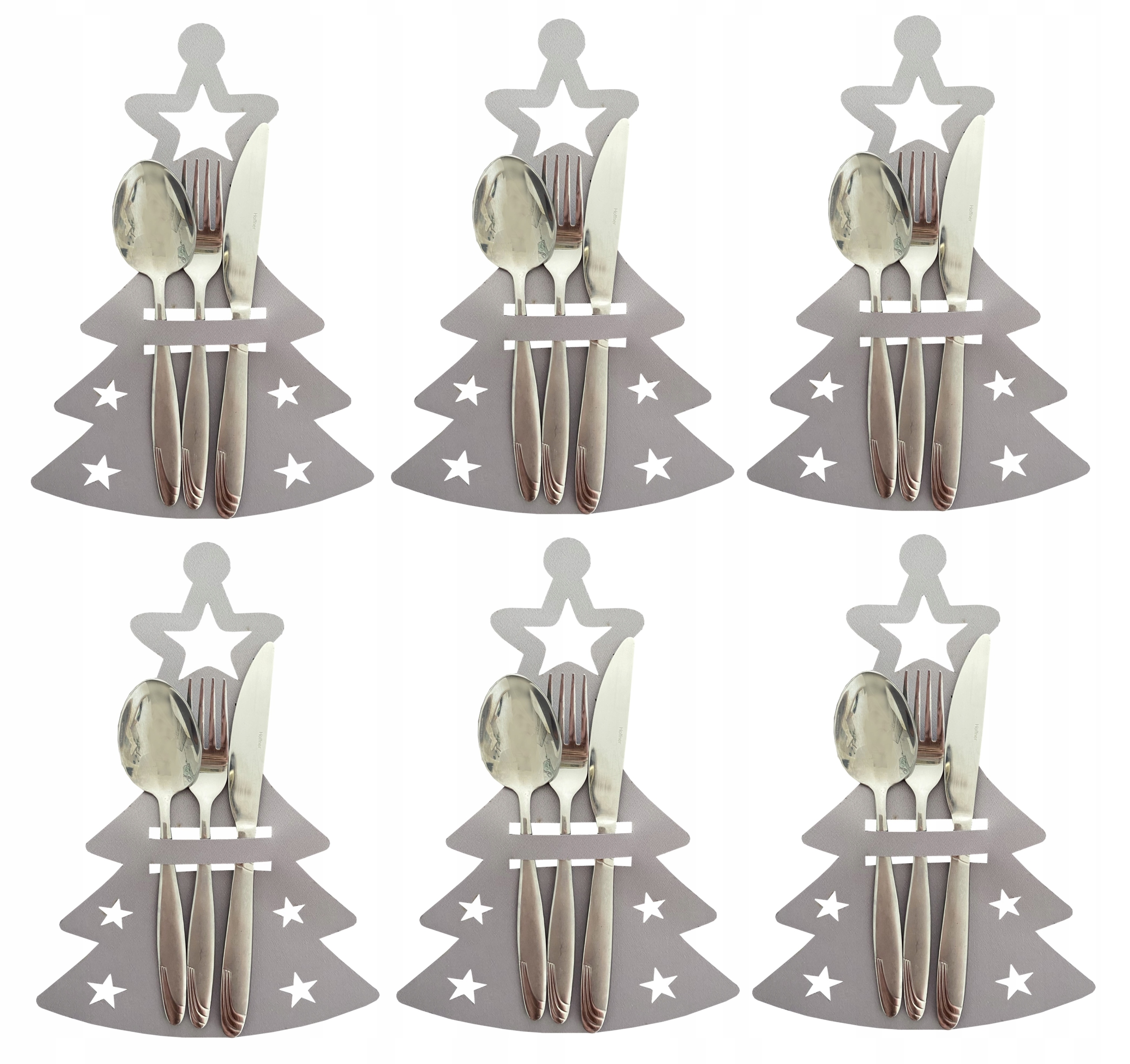 

Etui Na Sztućce pokrowiec serwetka Świąteczn 6 szt