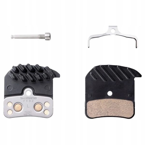 Klocki metaliczne z radiatorem Shimano H03C