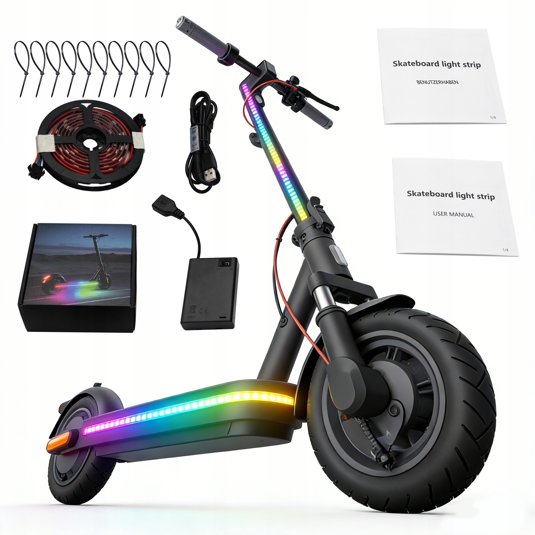 Kukirin G2 Xiaomi M365 Кольорова Led Стрічка Для Скутера 50См X2