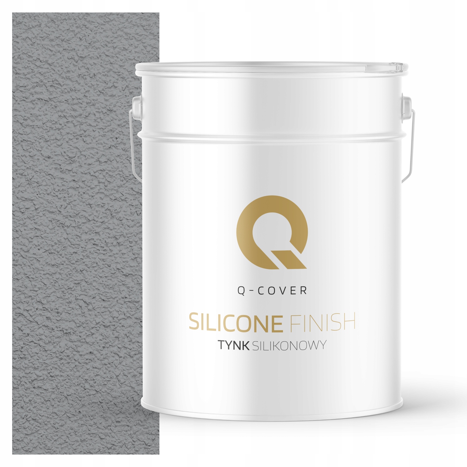 Silikonová Fasádní Omítka Šedomodrá 25 Kg Granulace 1.5 mm F243