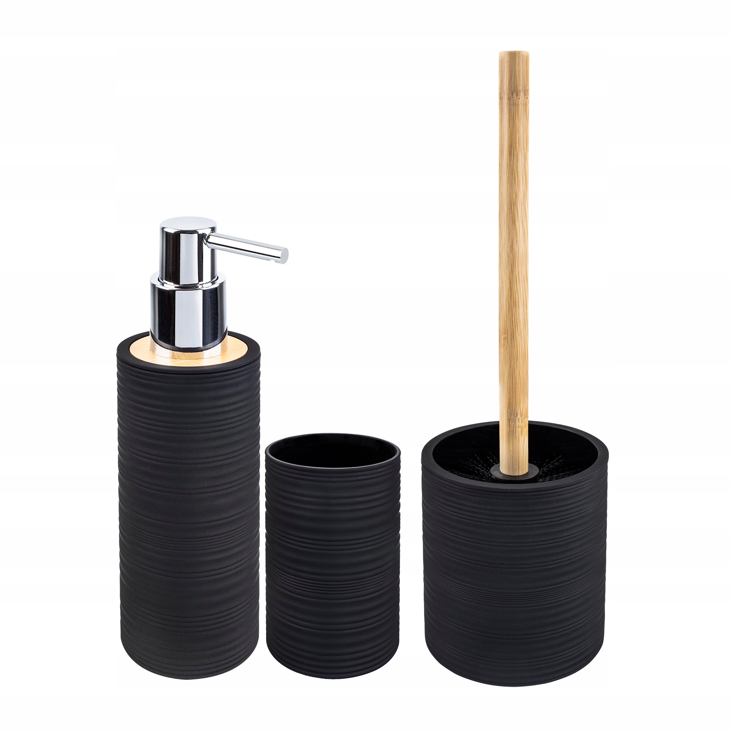 Skvělá sada do koupelny Abs a babmus dávkovač kartáčků