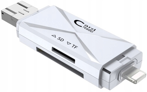 Czytnik Kart Sd micro Sd Lightning Do Apple iPhone
