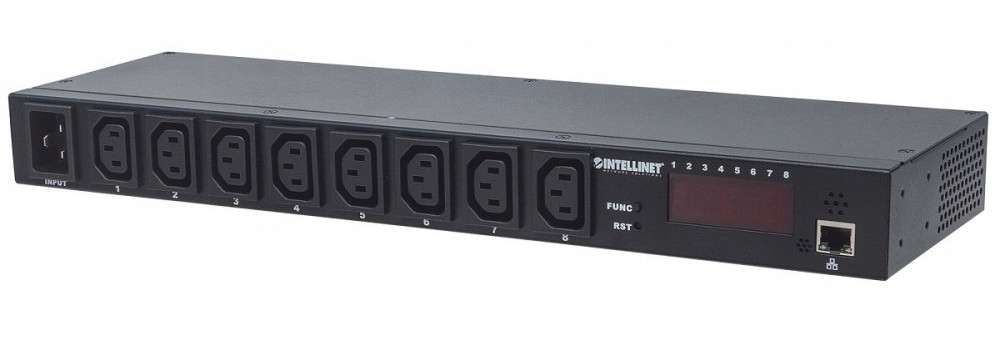 LISTWA ZASILAJĄCA RACK ZARZĄDZALNA IP RJ45 8X C13