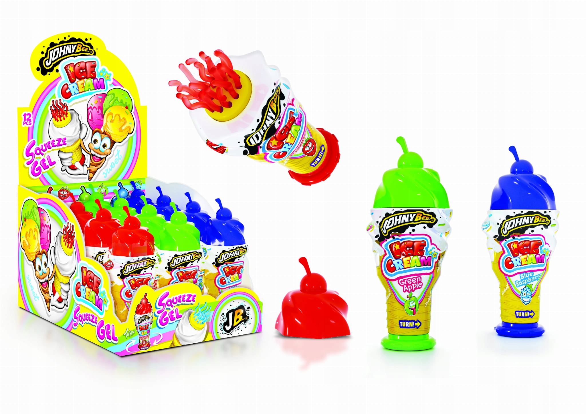 Levně Johny Bee Gel Ice Cream 12 Ks