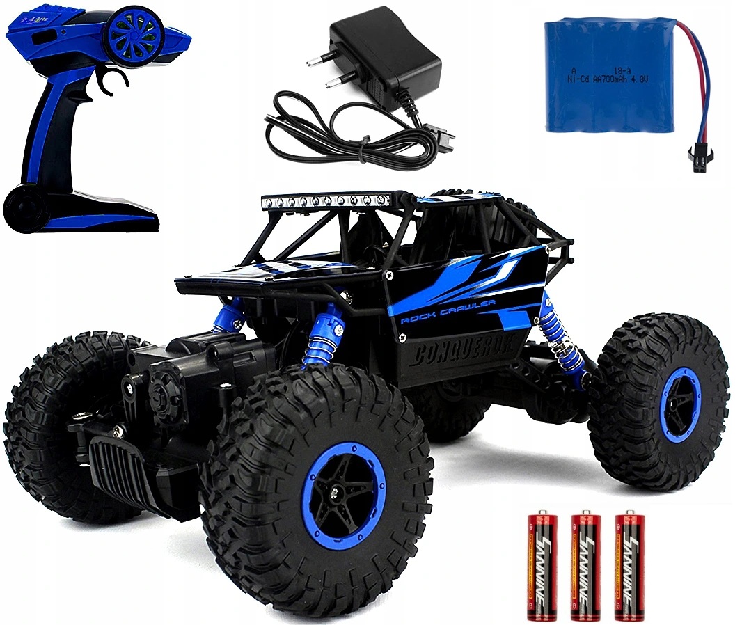 Auto Na Dálkové Ovládání Terénní Rc 2 Motory Auto 4X4 Na Dálkové Ovládání Dárek