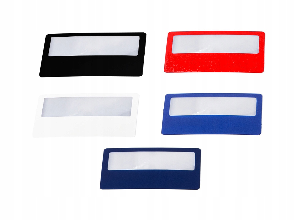 LUPA WIZYTÓWKA SOCZEWKA FRESNELA KARTKA 85x55mm Rodzaj lupa