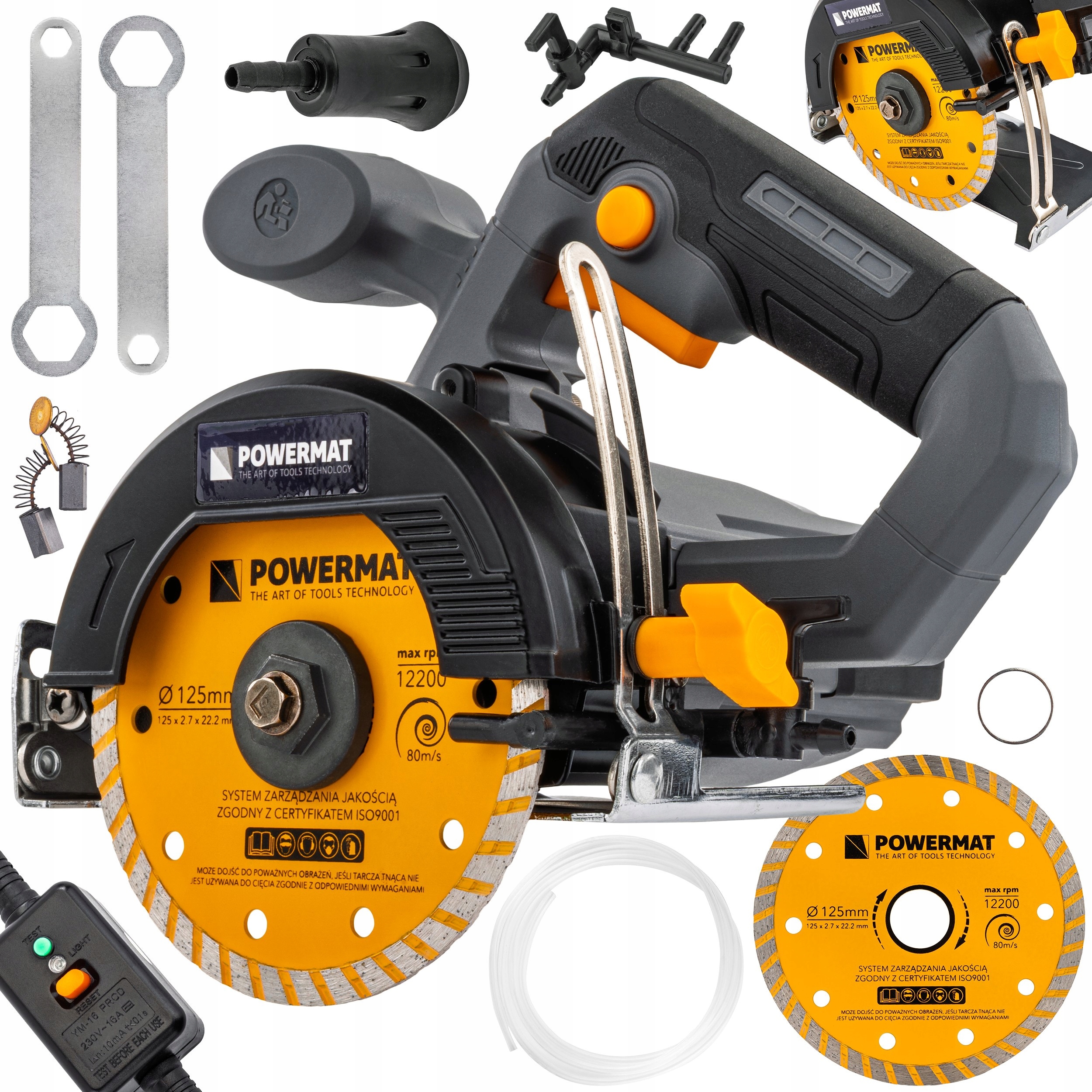 Kotoučová Řezačka Na Dlažbu, Kamennou Glazuru, 1400 W, 125 MM