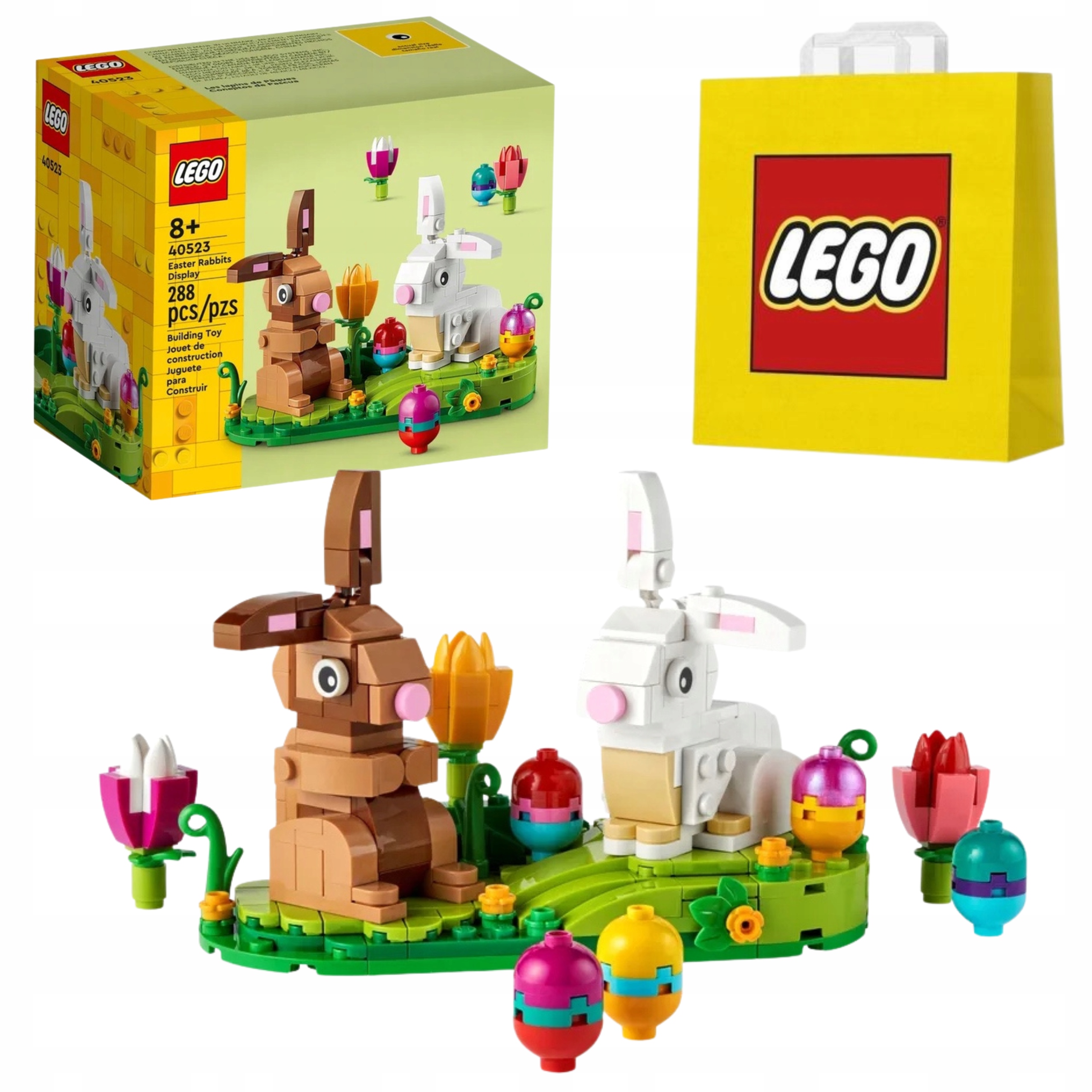 Zestaw Klocków Lego Creator 40523 Zajączki Wielkanocne Torba Lego