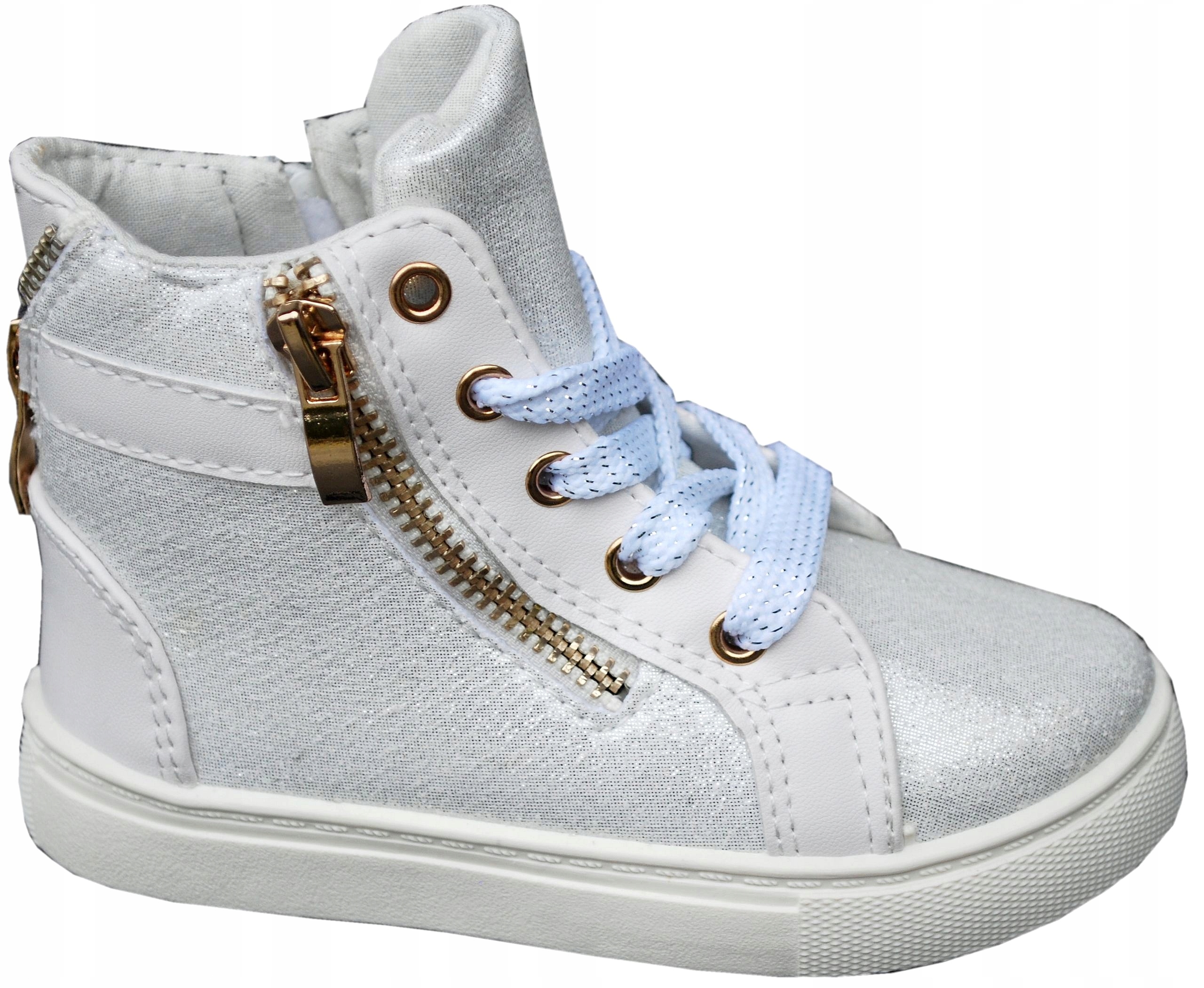 SREBRZYSTE TRZEWIKI NA SUWAK r.34 / 21,2cm