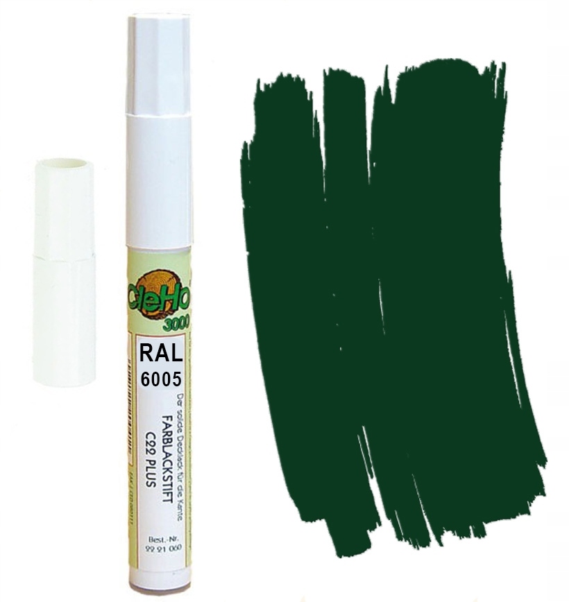 

C22 Ral 6005 zielony mech Pisak retuszerski