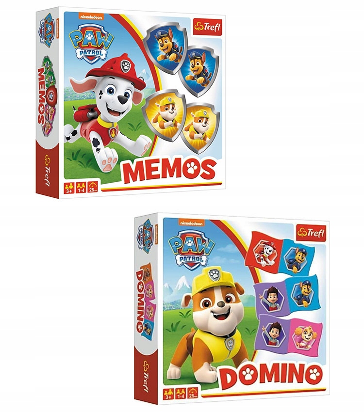

2w1 Gra Memos Domino Psi Patrol Paw