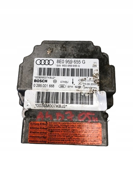 modul SENSOR AIRBAG AUDI A4 B7 8E0959655G