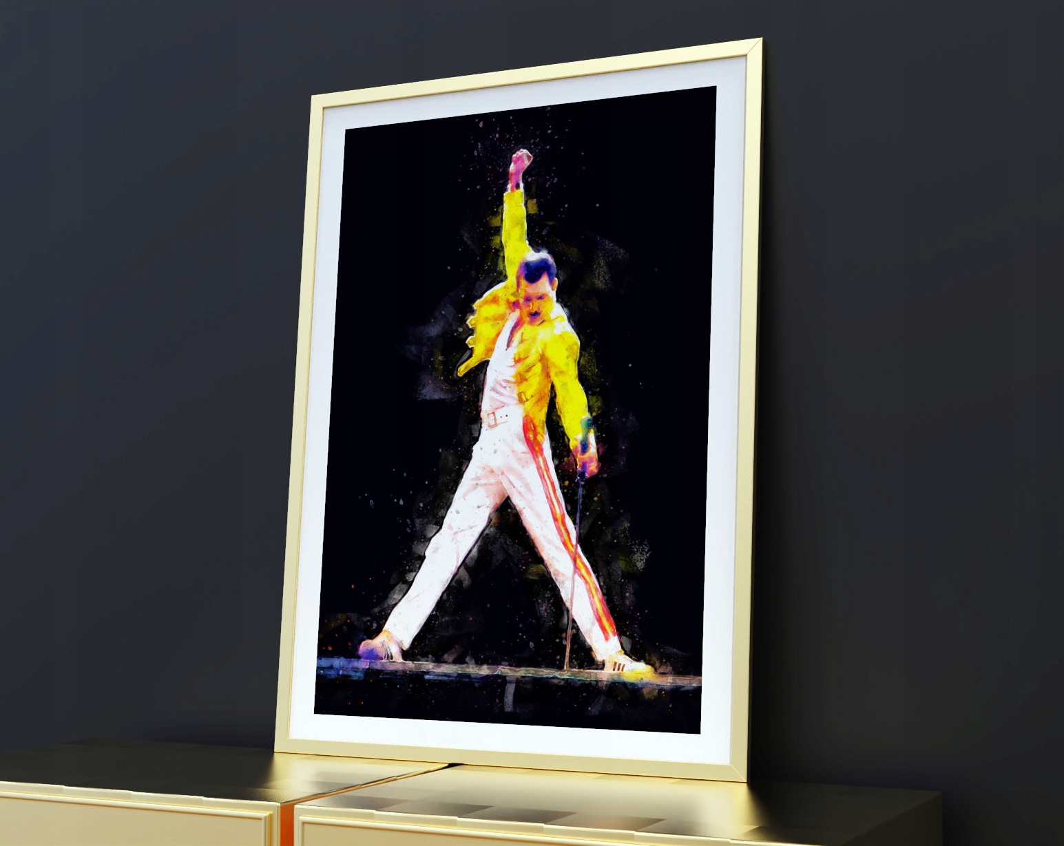Grafika Plakat Fredi Freddie Mercury Queen A2