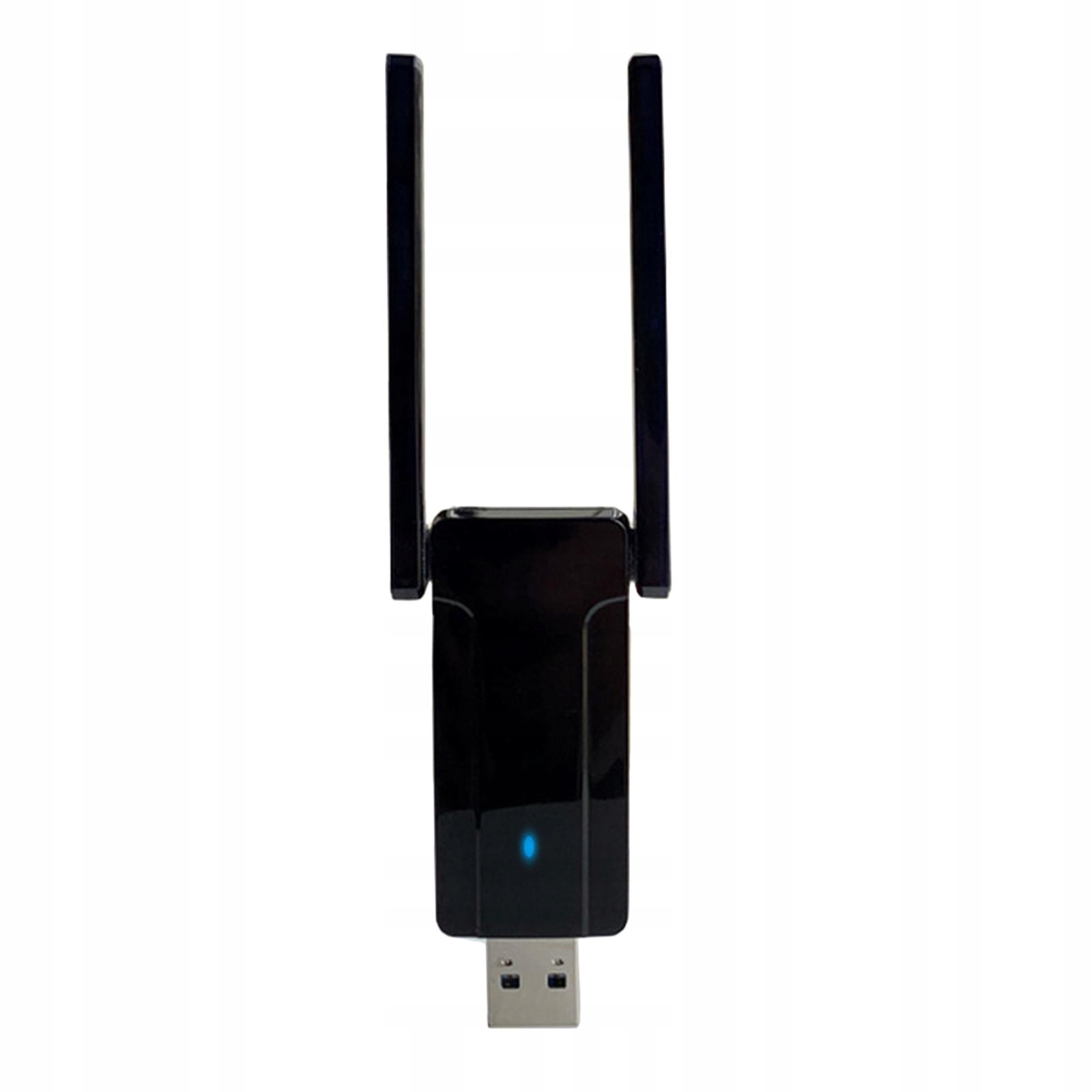 Dwuzakresowy adapter Usb 3.0 WiFi 1300Mbps 2.4G 5G z anteną do komputera stacjonarnego