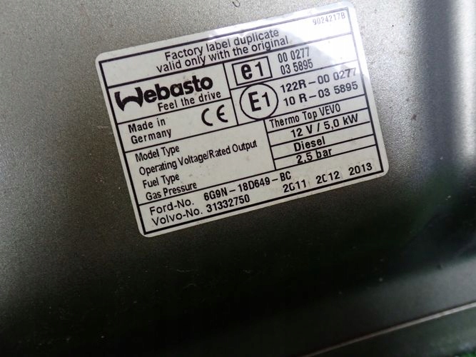 VOLVO S80 V70 XC70 07-15 Capot