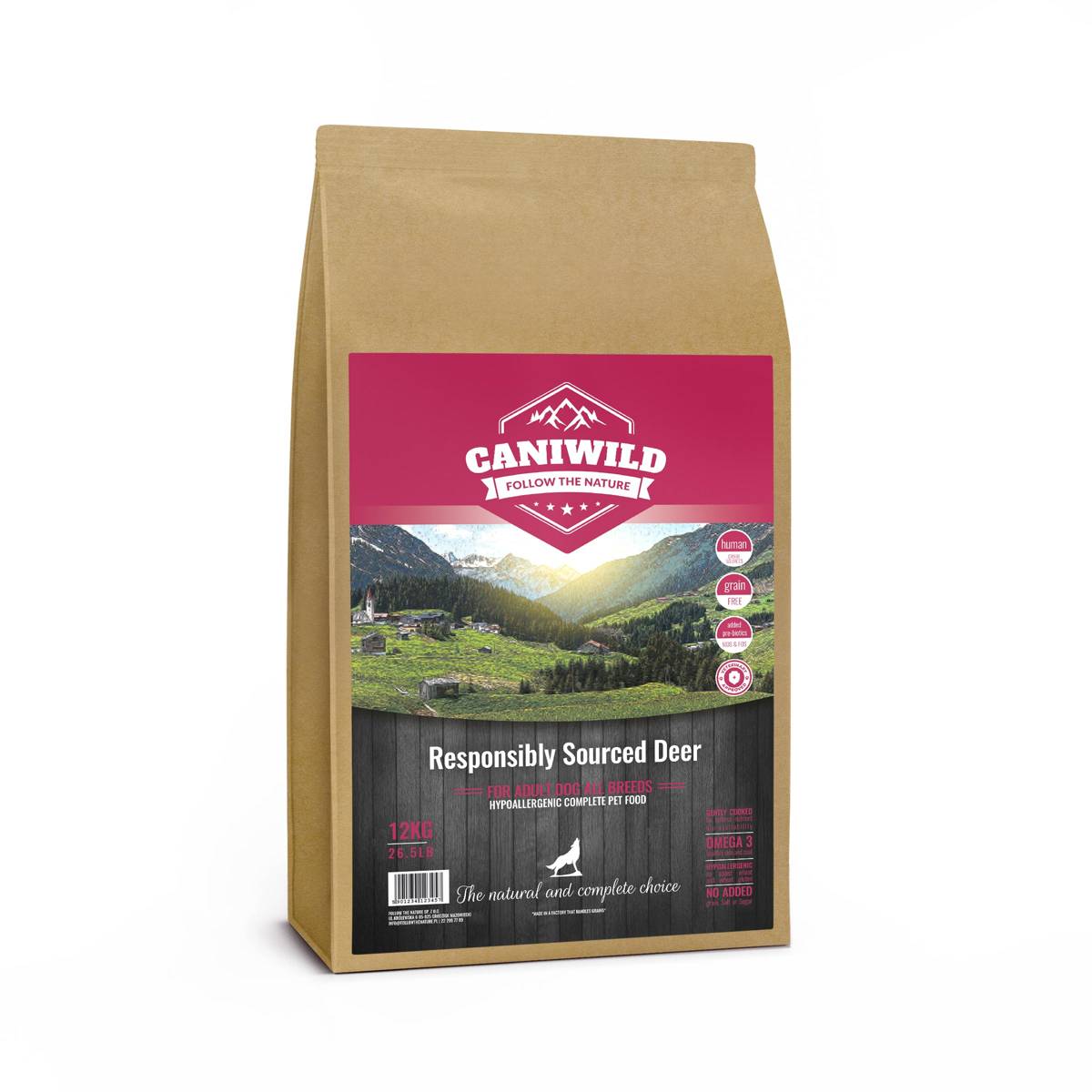 Caniwild Responsibly Sourced Deer Adult 12KG Z Jeleniem I Łososiem