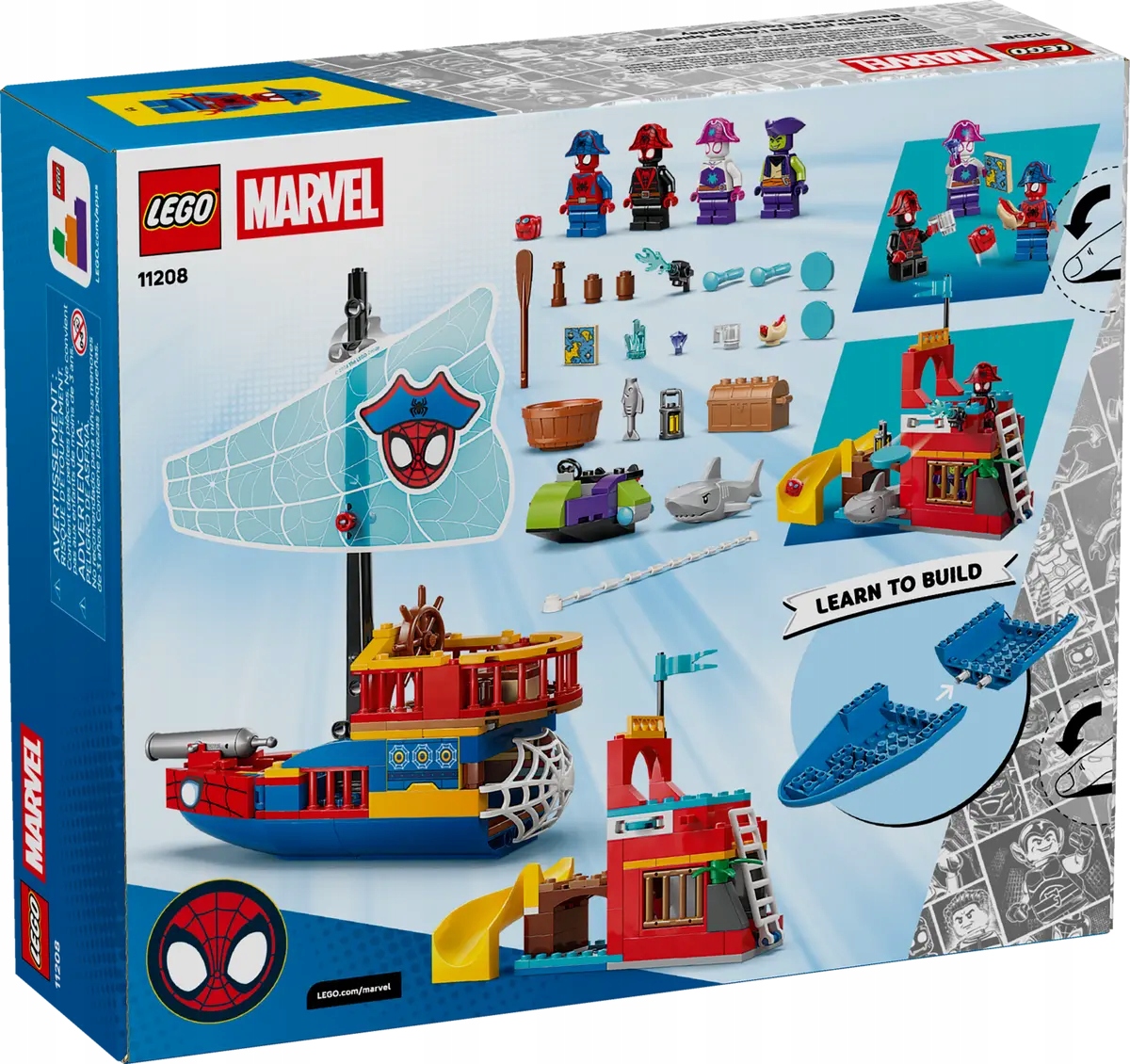 11208 Lego Heroes Statek piracki drużyny Spidey'ego