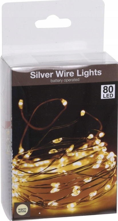 

Lampki Choinkowe Mikro Led Drucik 395CM 80 Led 055