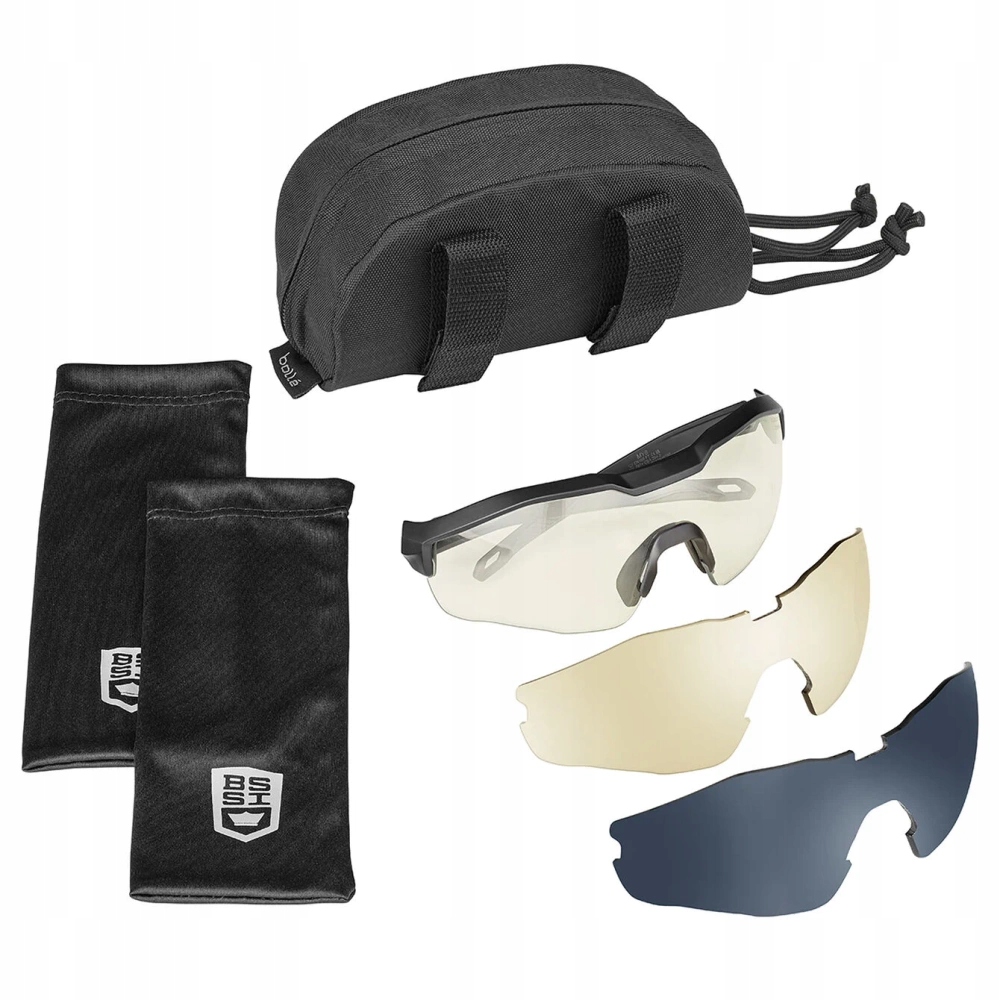 Bolle Tactical Balistické brýle MY6 Eyeshield Platinum Tři hledáčky