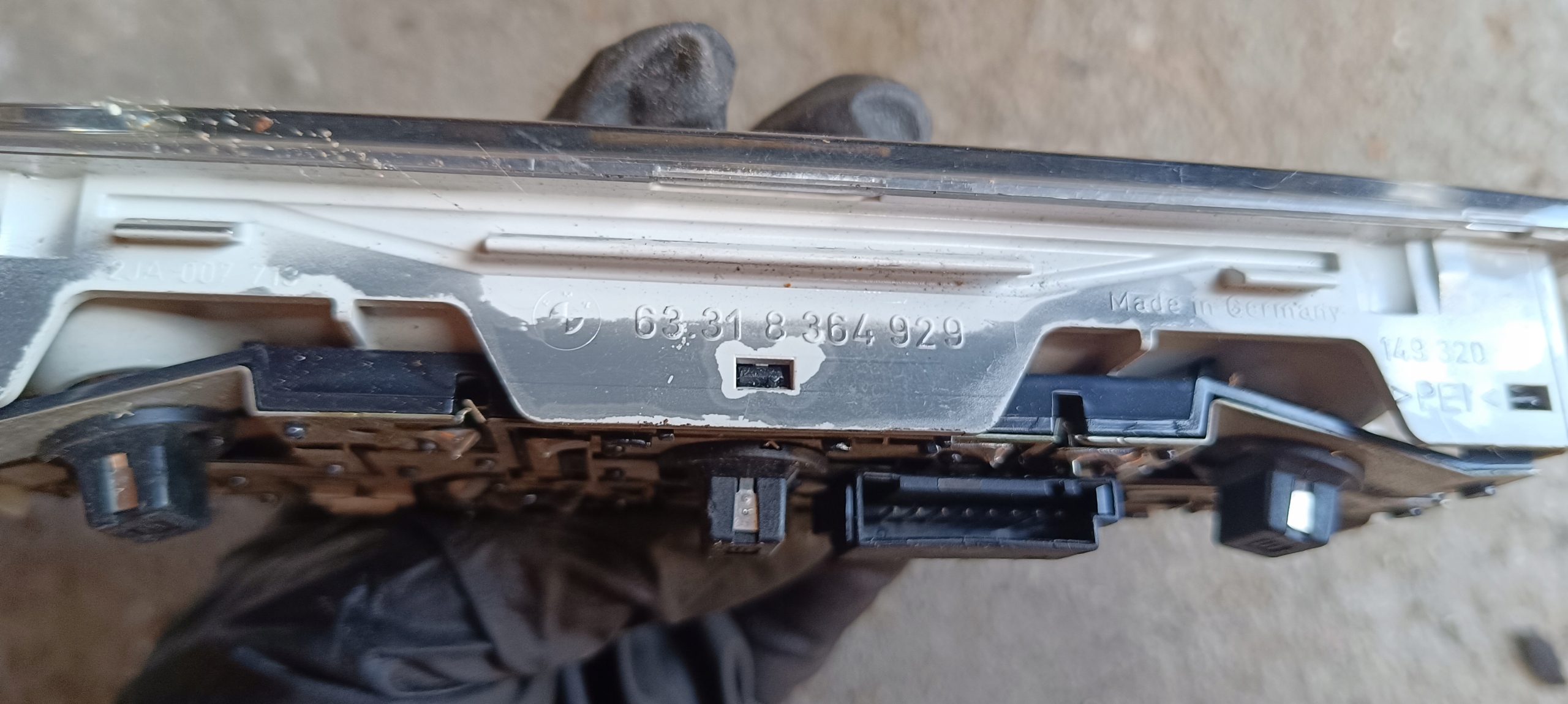 light lighting of the interior front BMW E46 8364929