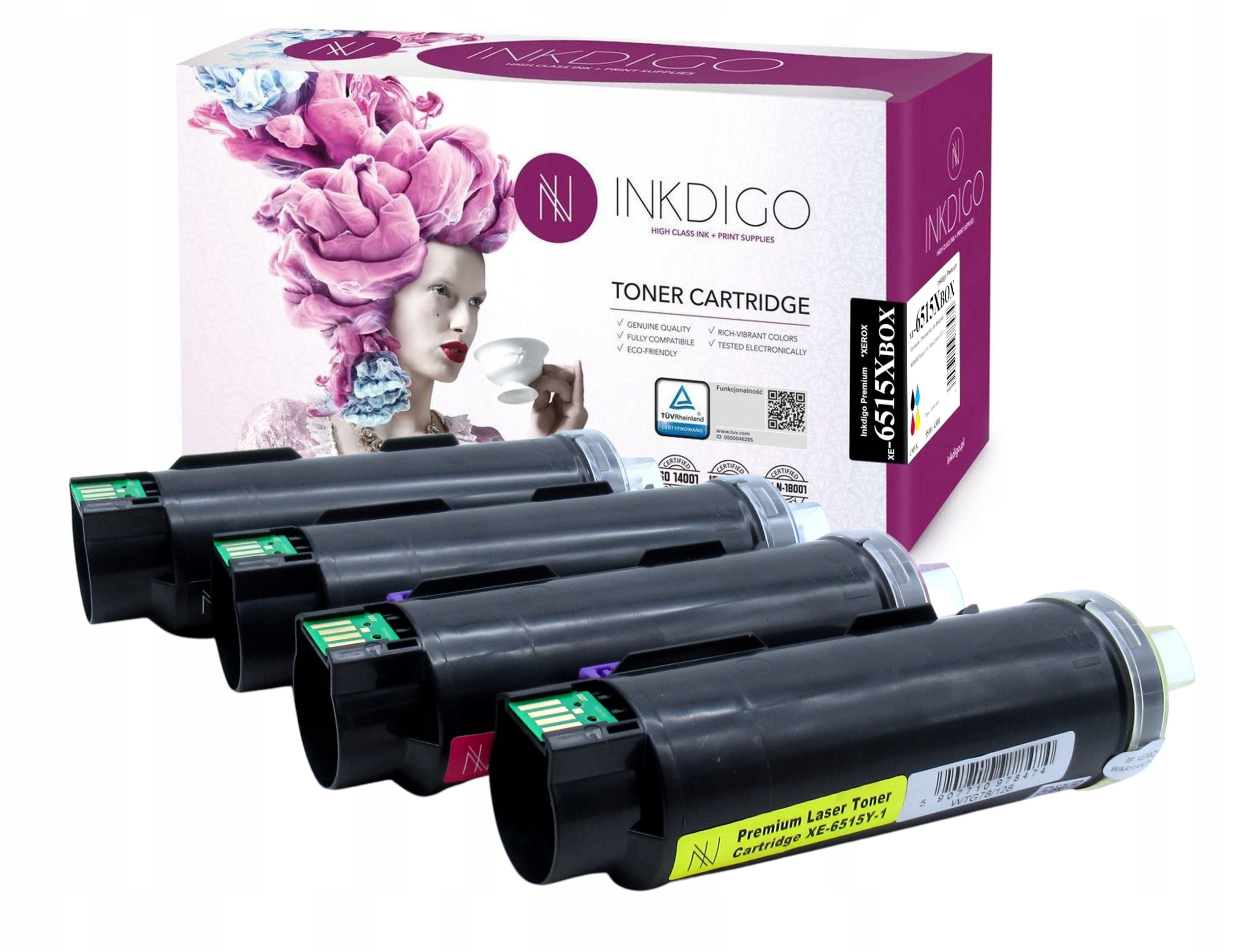 

4x Toner Inkdigo do Xerox 6510 6515 Komplet