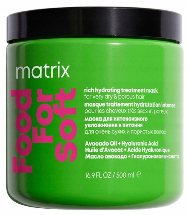 Matrix Food For Soft Intenzivně Hydratační Maska Pro Suché Vlasy 500 ml
