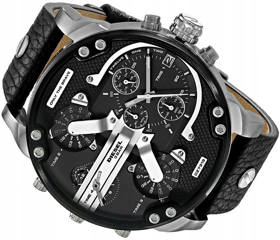 Originální Pánské Hodinky Diesel DZ7313 Mr. Daddy 2.0 Velké Ø57 mm Na Pásku