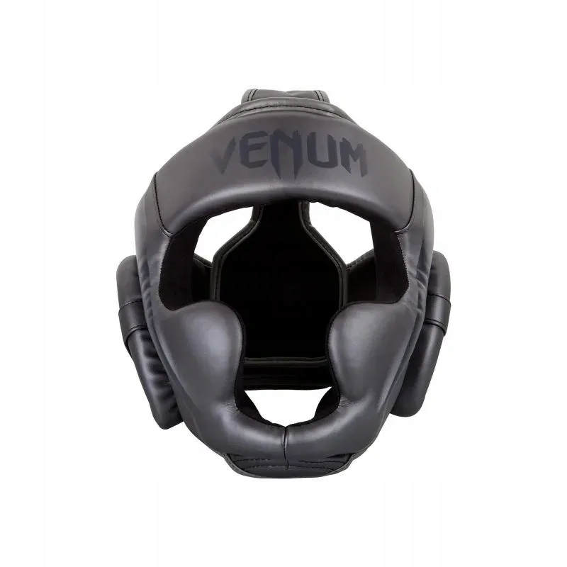 boxerská helma venum elite Šedá/šedá