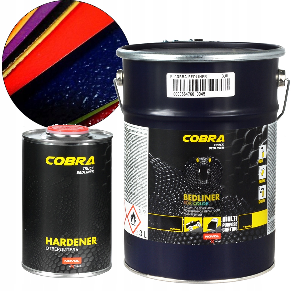 Novol Cobra Truck Bedliner Farba 3L