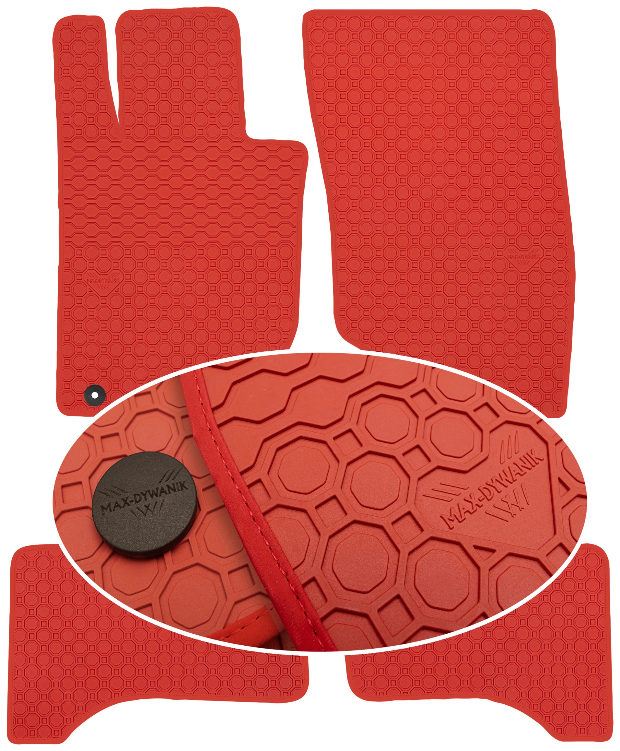 Mitsubishi L200 V 2016-2019 Koberce Červené