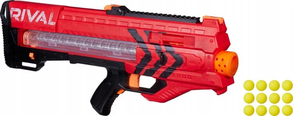 

Nerf Rival Zeus Karabin Na Kulki Czerwony B1592