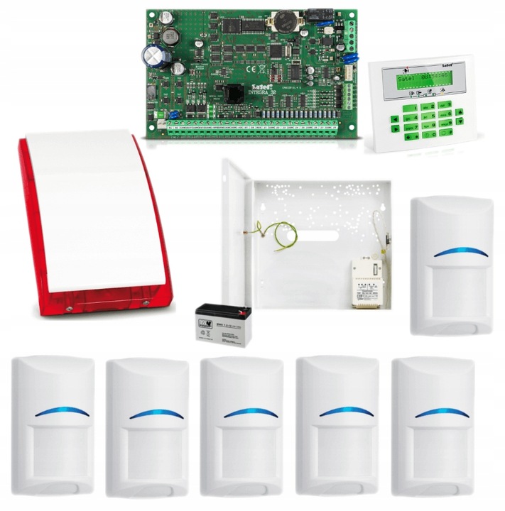 Integra 32 System Satel Do Biura Domu Zestaw.