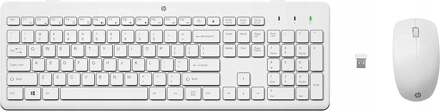 Hp 230 klávesnica a myš/ bezdrôtová/ white Ger 3L1F0AA#ABD