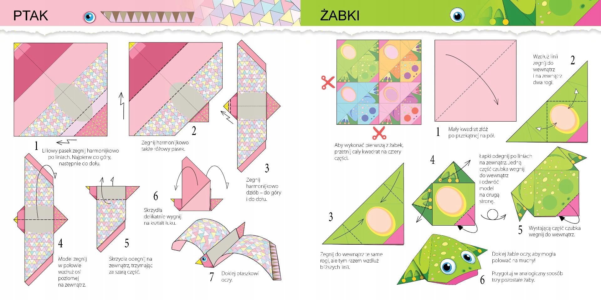 DLA DZIECI Zwierzęta Moje pierwsze ORIGAMI |Łatwe| Wydawnictwo Siedmioróg