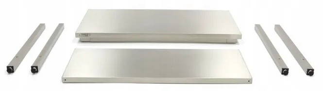 Stół roboczy gastronomiczny stal nierdzewna z półką 60x60 Maxima 09300950