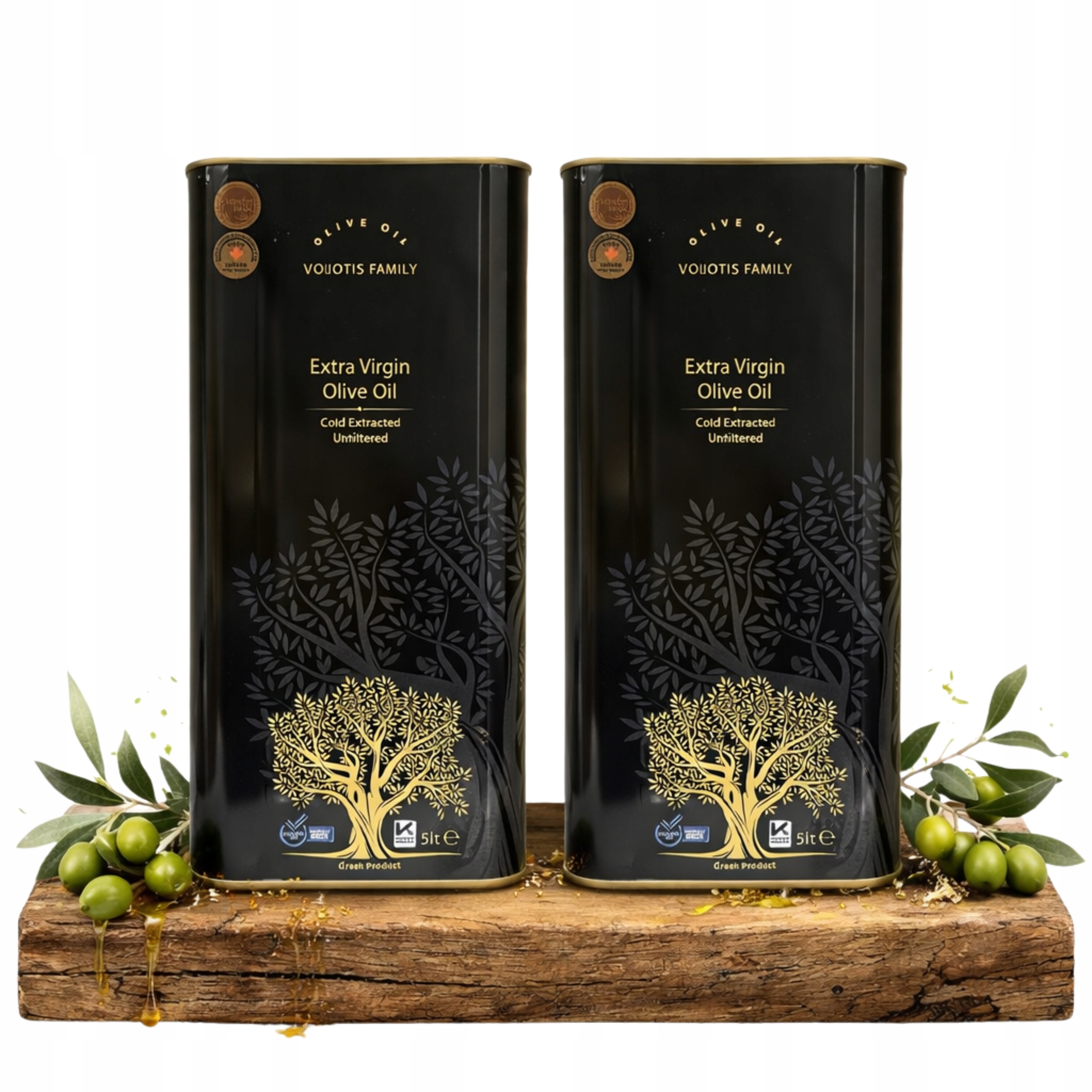 Levně Extra panenský olivový olej Řecký nefiltrovaný 2x5L Sběr 2025/26 0,30%