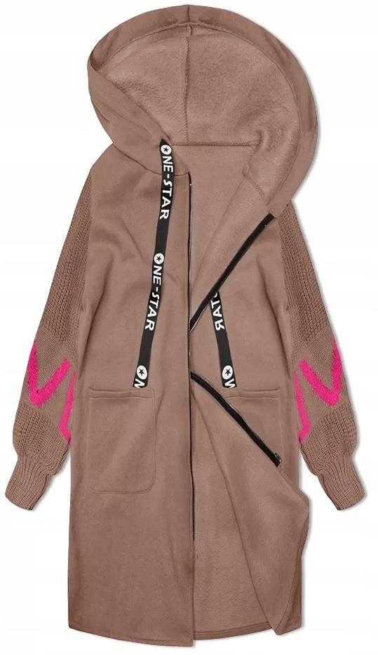 Přehoz Se Svetrovým Rukávem 5759 Béžový Univerzální